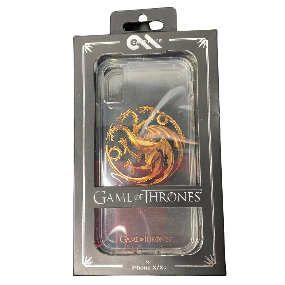 Case-Mate iPhone X/ Xs  Game of Thrones Clear phone case